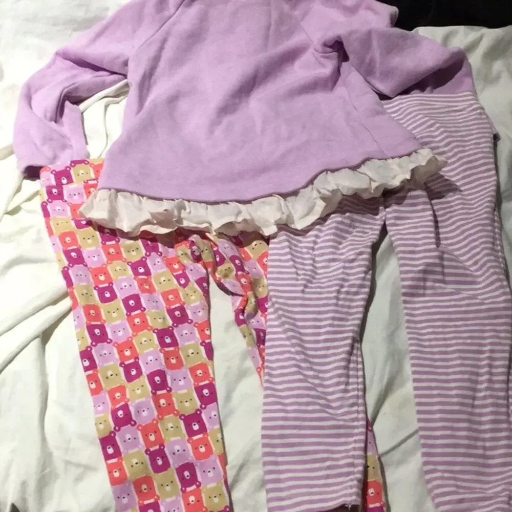 Gymboree lilac bear 3t bundle worn once